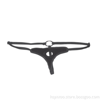 T-shape Sex Chastity Fetish luxury strap on harness for female Most popular realistic inflatable dildo belt (without dildo)